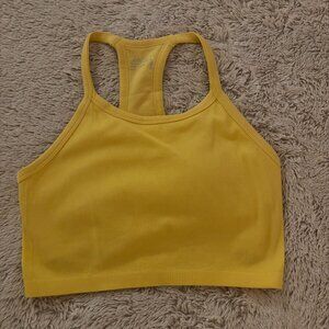 Yellow Womens Active Tank Top